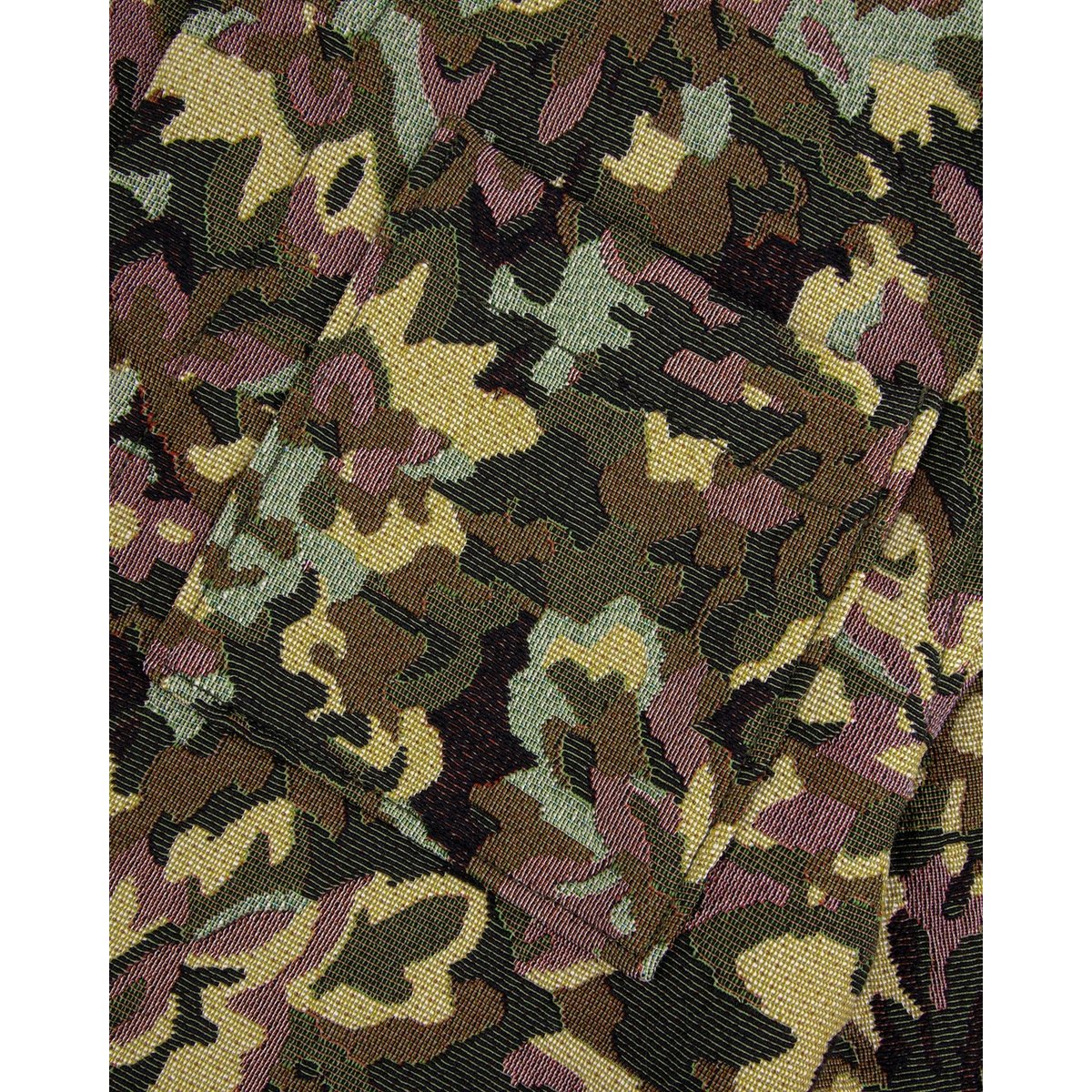 Sur-chemise en jacquard kaki, FAGUO
