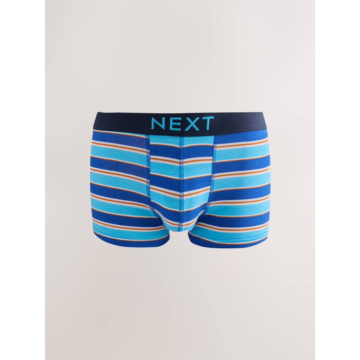 Boxer taille basse rayures vertes/bleues, NEXT