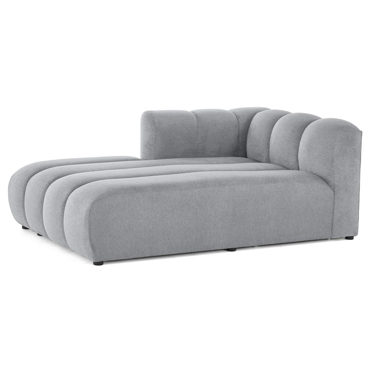 Module d'assise méridienne gauche - DEBBIE gris, BEST MOBILIER