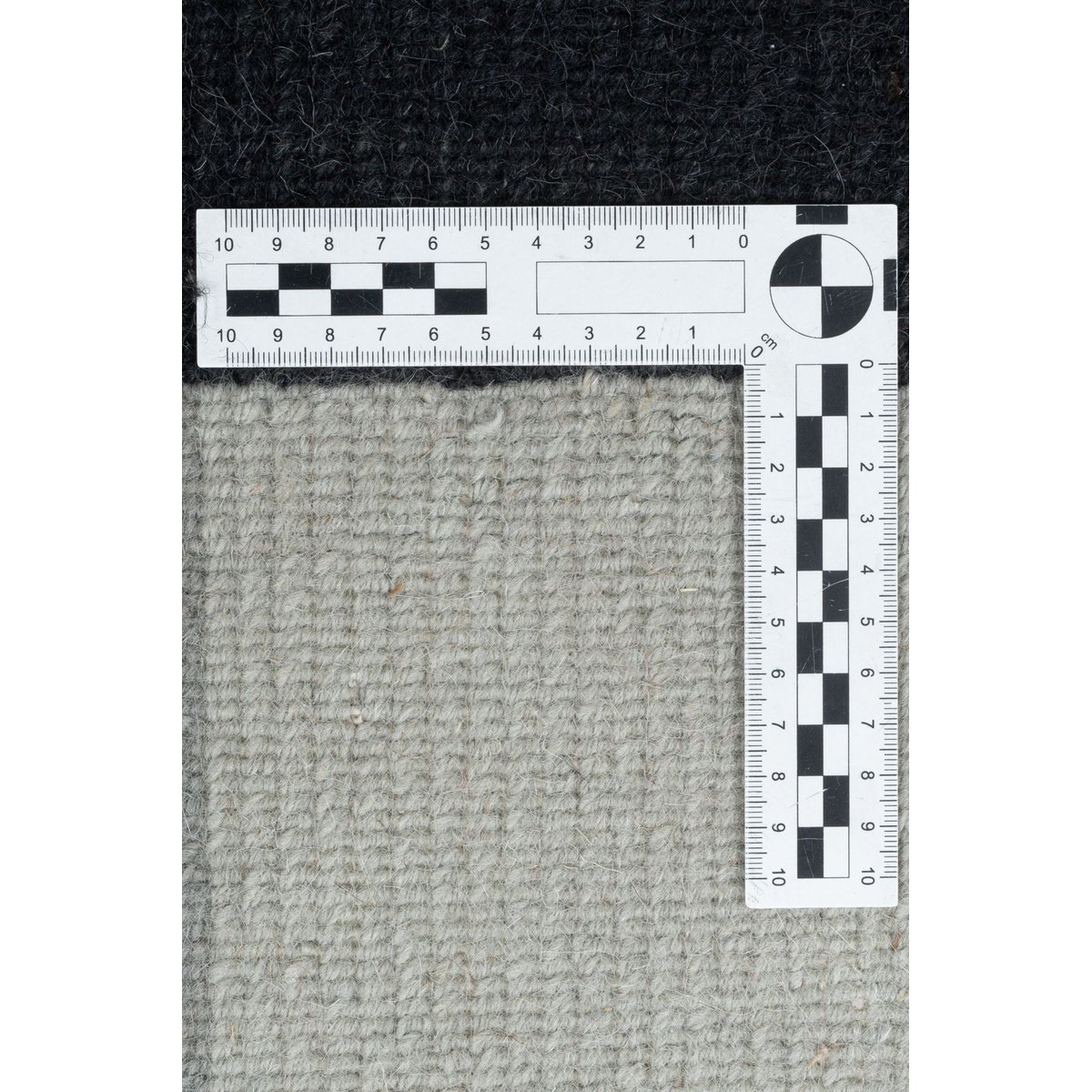 Tapis en laine vierge noué à la main gris, THEKO