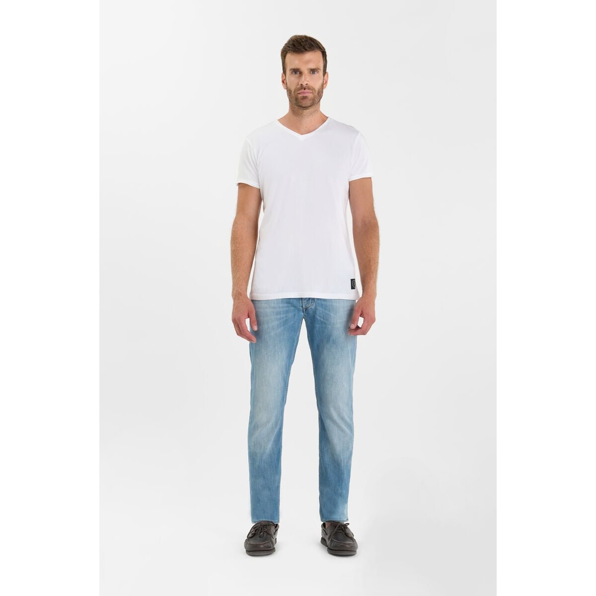 Jeans slim stretch 700/11, longueur 34 blue, LE TEMPS DES CERISES