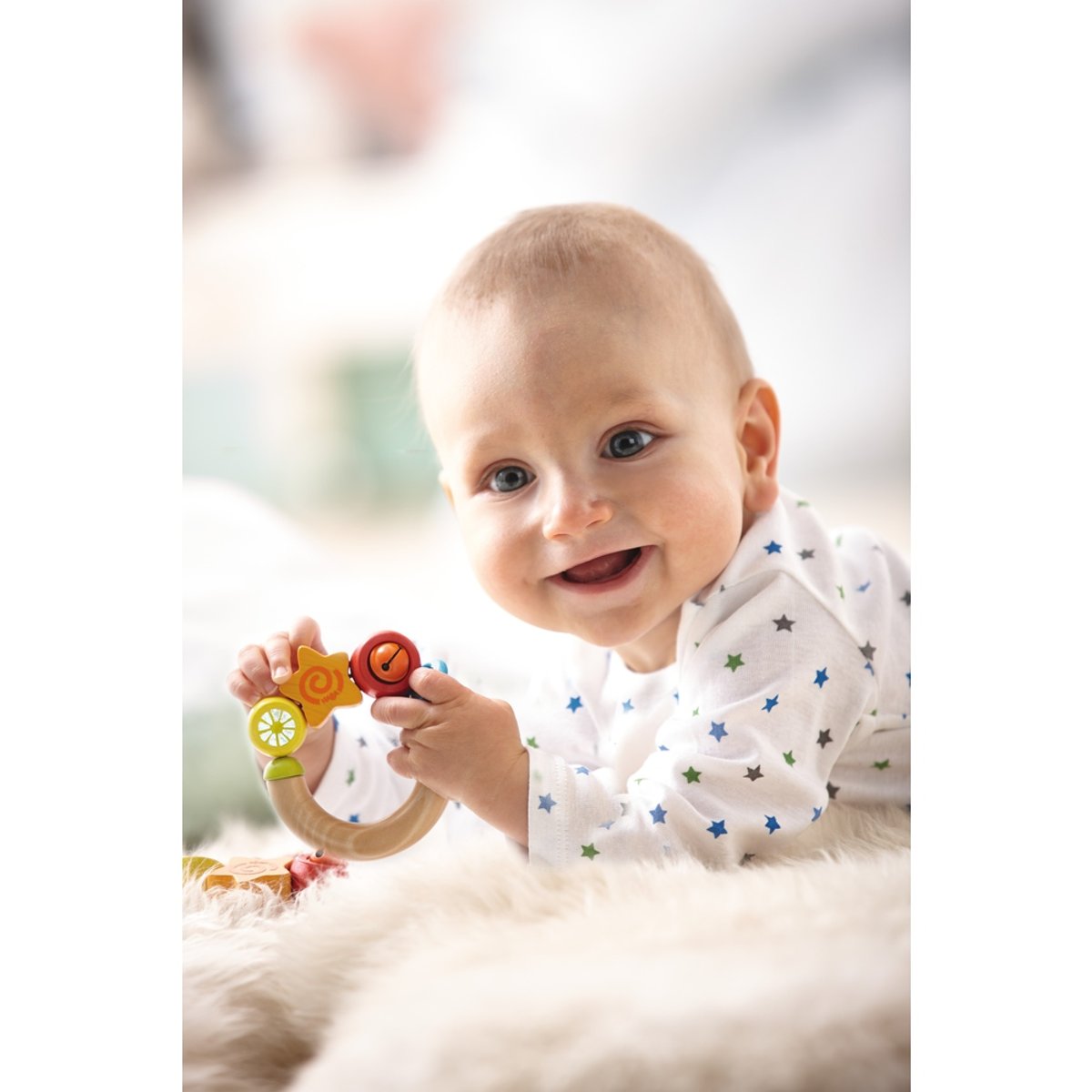 Hochet Petite étoile orange, HABA