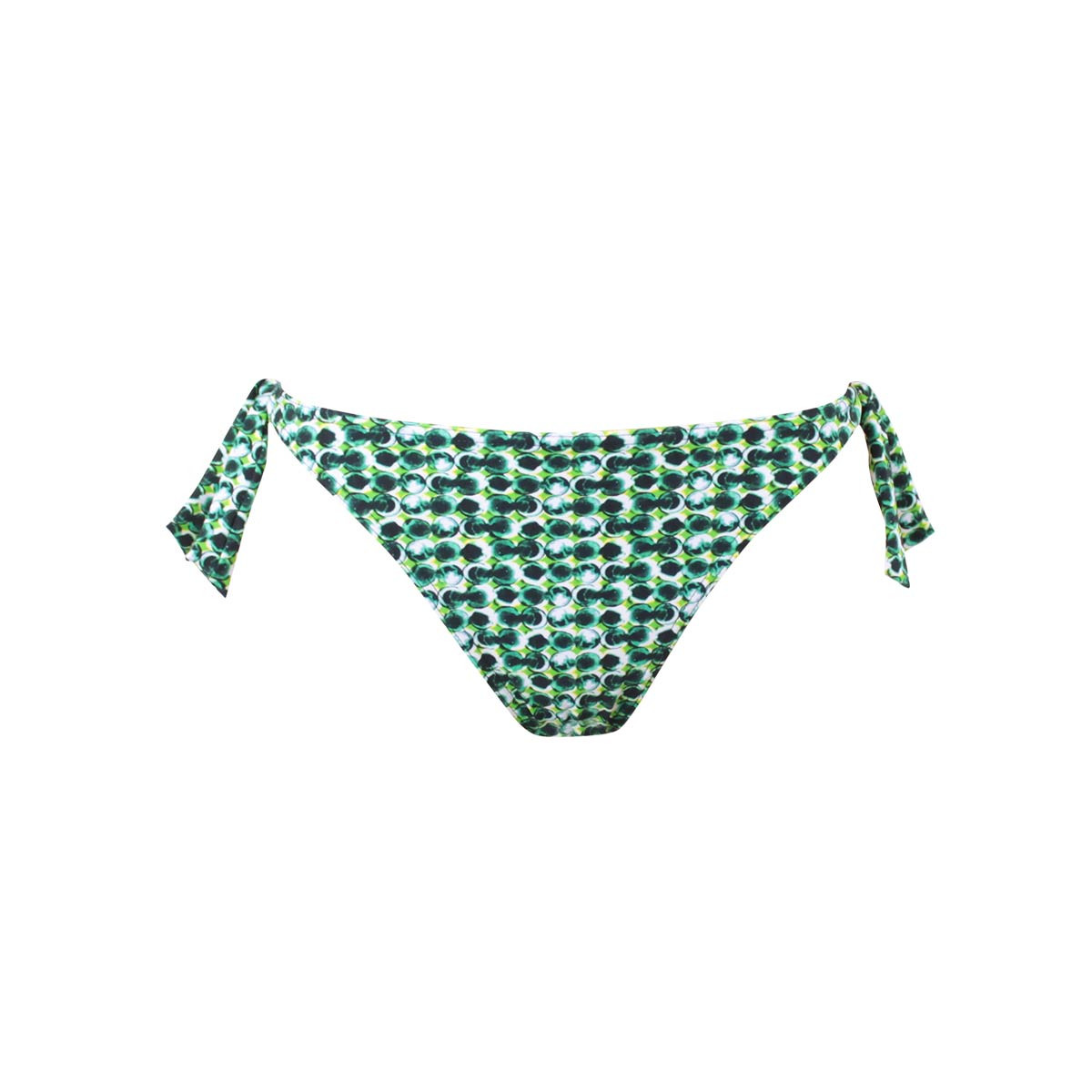 Bas de maillot coupe brésilienne TOSCA vert, JANINE ROBIN