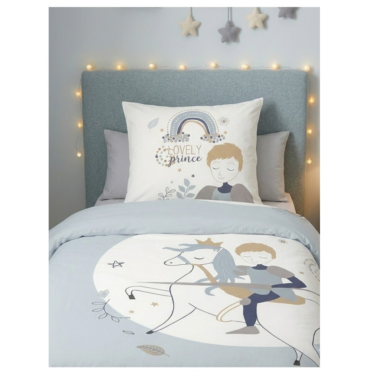 Parure de lit Collection Chevalier bleu, EDEN