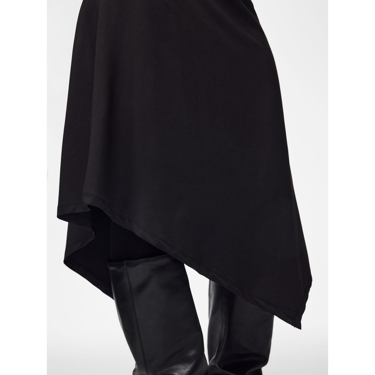 Jupe Mi-Longue noir - black1, PIECES