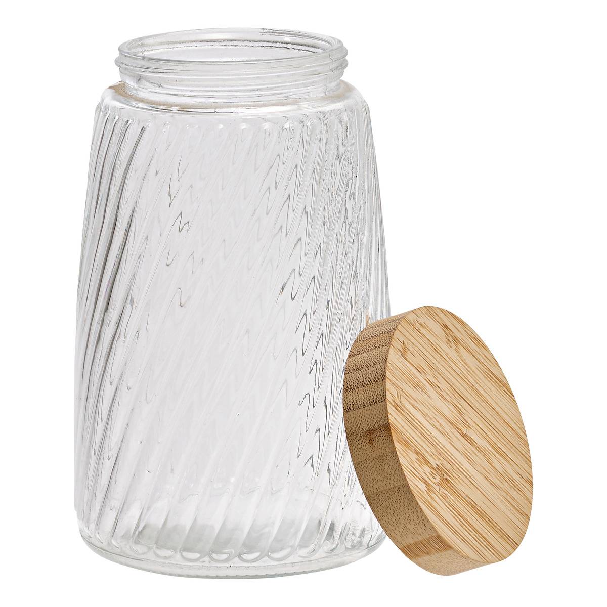 Bocal rond STRIVA transparent, 5FIVE SIMPLY SMART