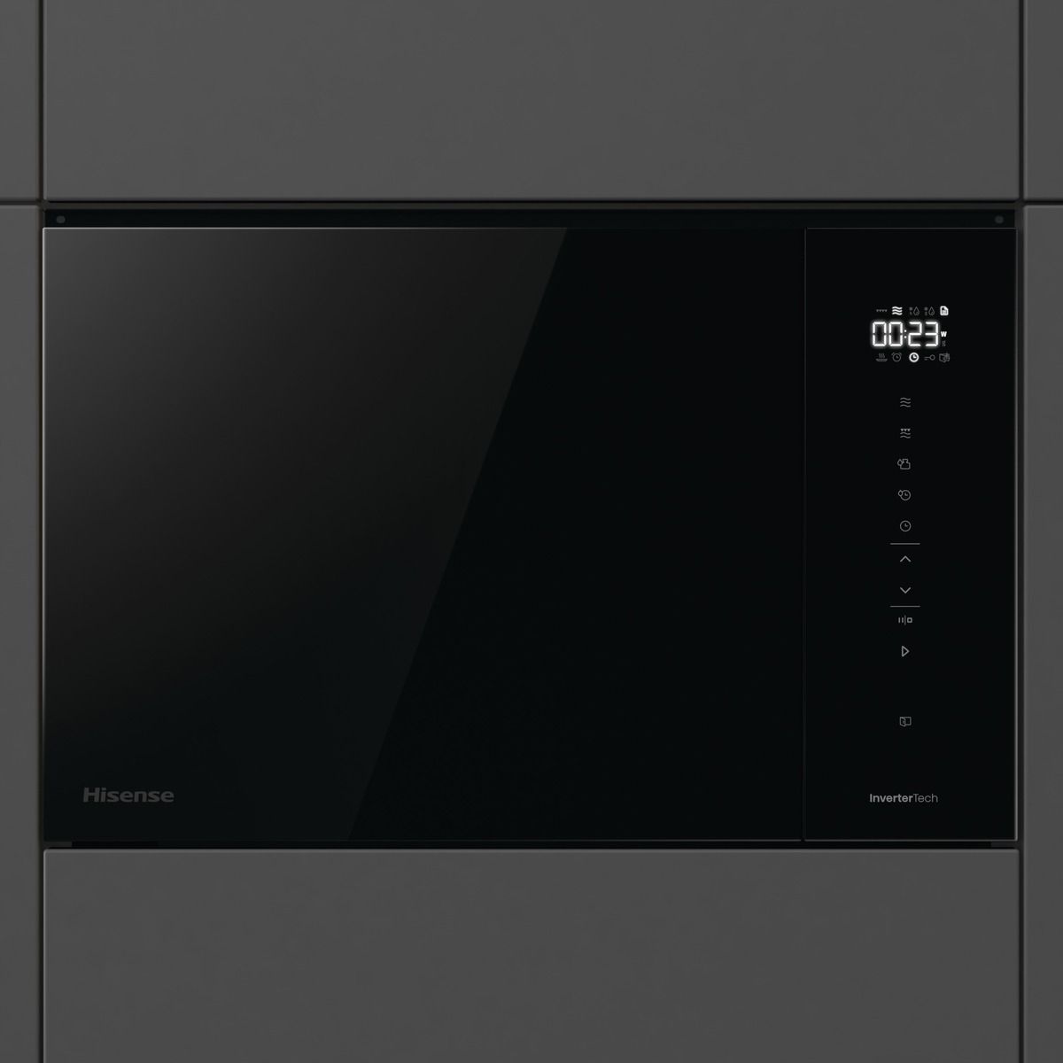 Micro ondes grill encastrable BIM325GI63DBG couleur unique, HISENSE