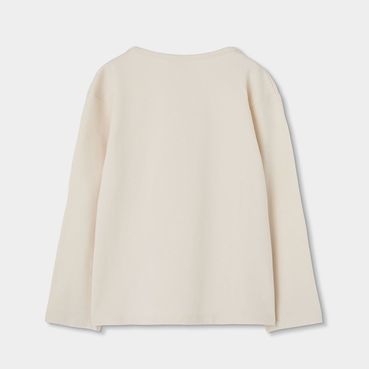 T-shirt fille maille imprimé Love & Hope beige, BOBOLI