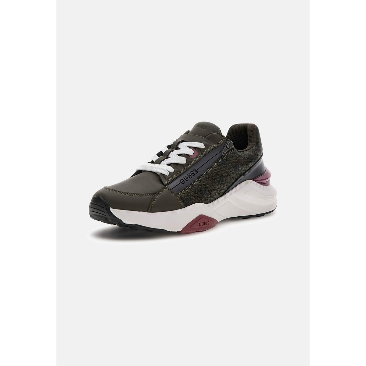 Sneakers Valla Logo 4G vert, GUESS