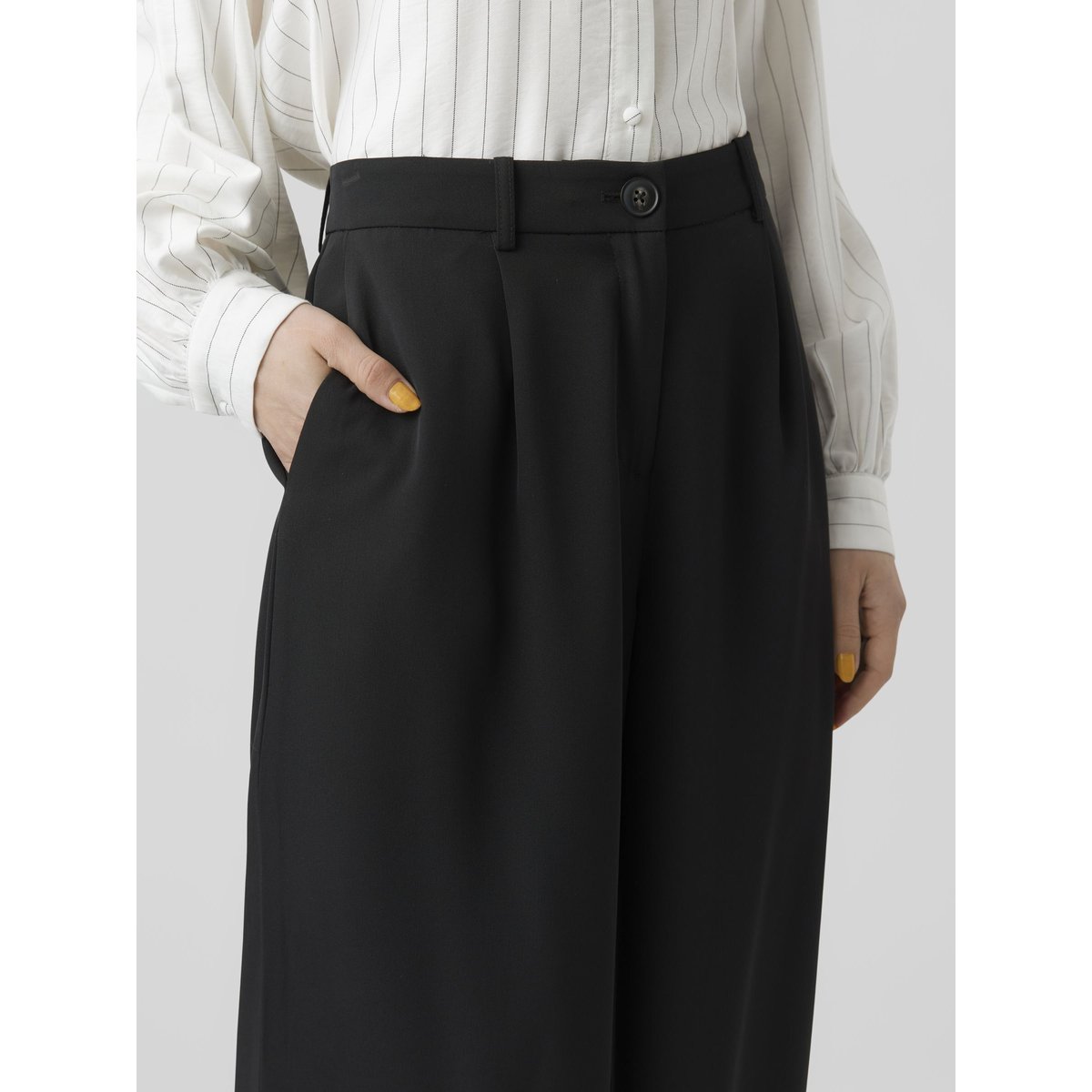 Pantalon À Jambe Large noire - black, VERO MODA
