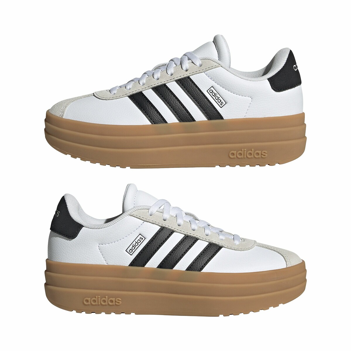 Baskets VL Court Bold blanc/noir, ADIDAS SPORTSWEAR