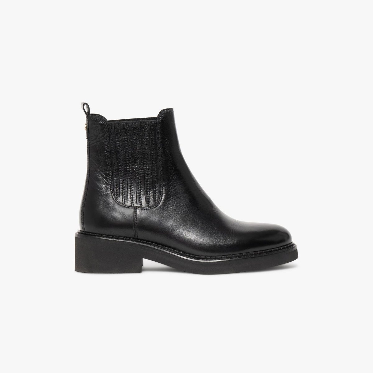 Boots À Talon en cuir MILLIE noir, BOCAGE