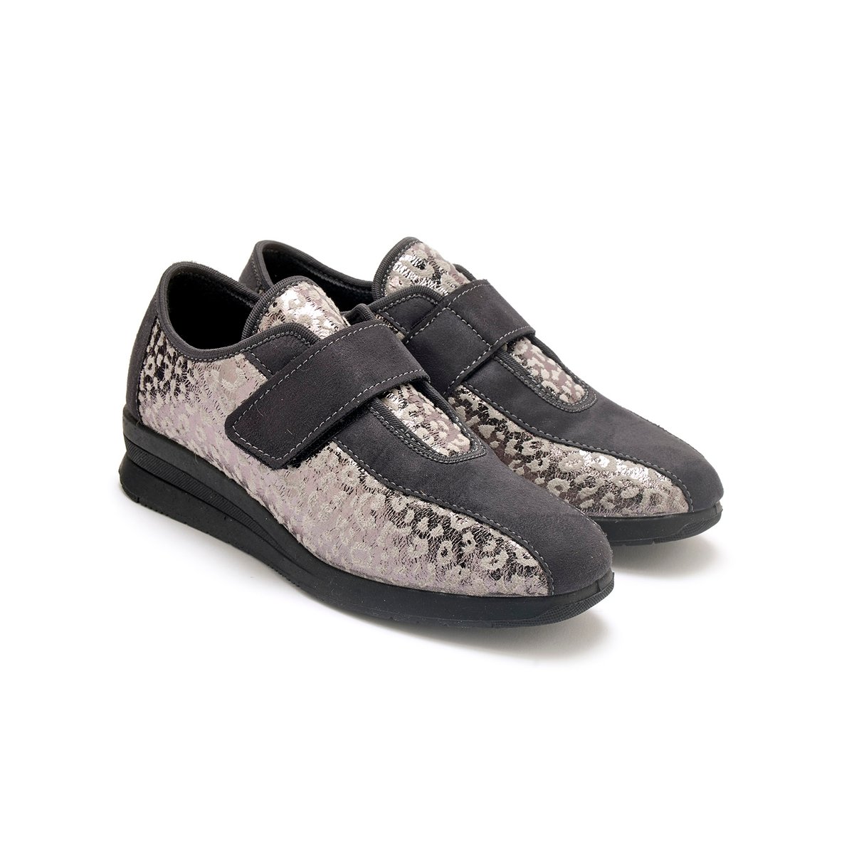 Derbies scratch pour hallux valgus gris, PEDICONFORT