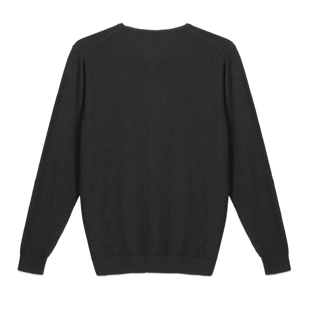 Pulls col rond  en laine PAIGE noir, GENTLEMAN FARMER