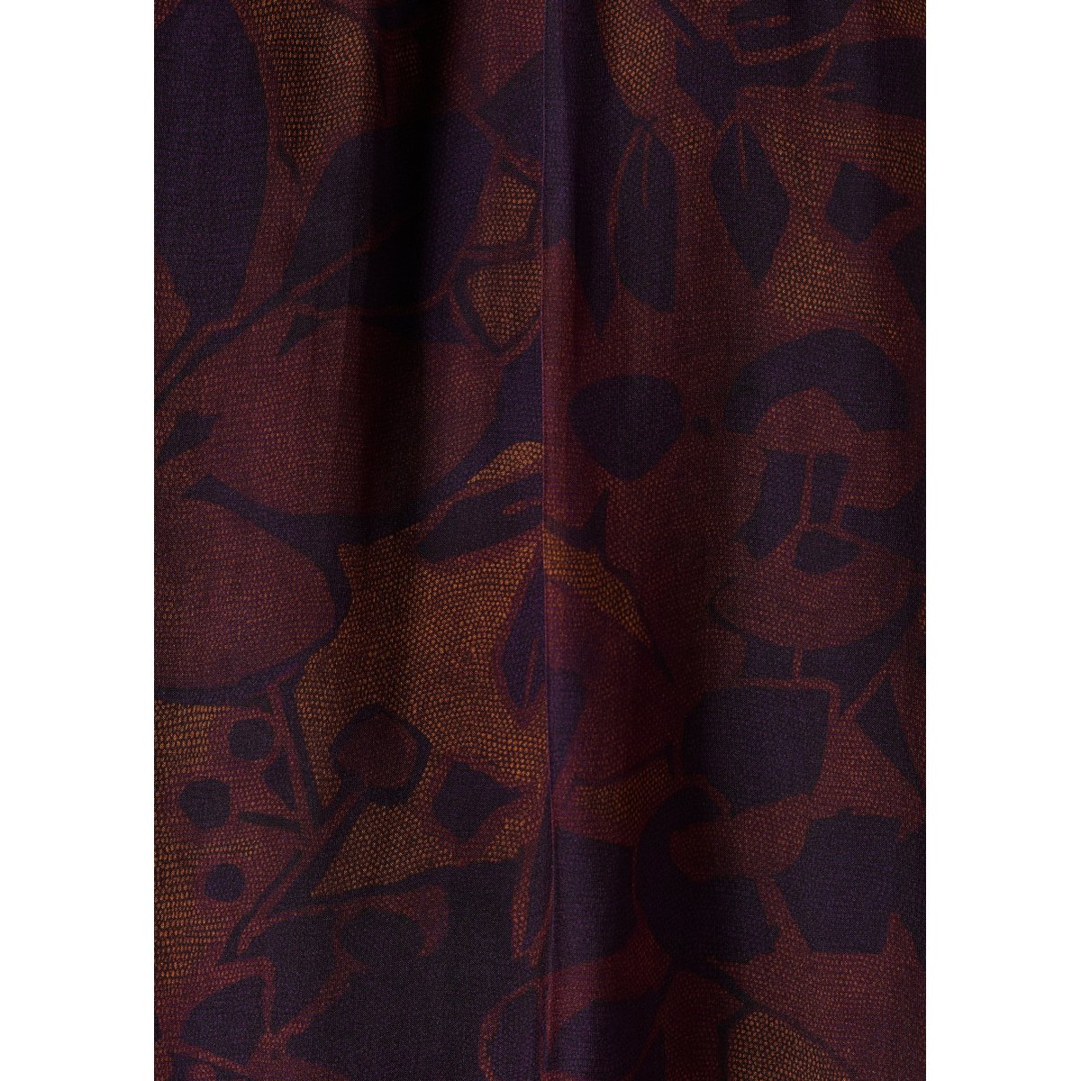 Robe courte manches longues col montant viola/tandoori, LA FEE MARABOUTEE