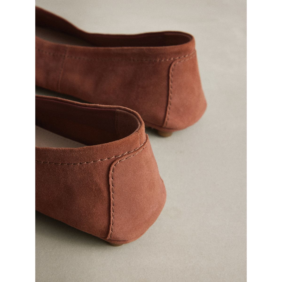Ballerines en cuir n. premium marron rouille, NEXT