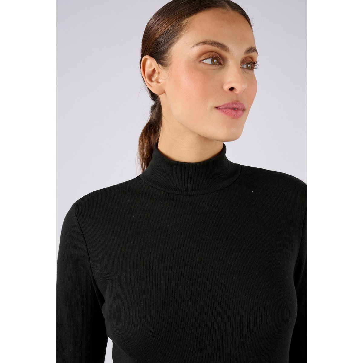 Sous-pull Thermolactyl et soie bordeaux noir, DAMART