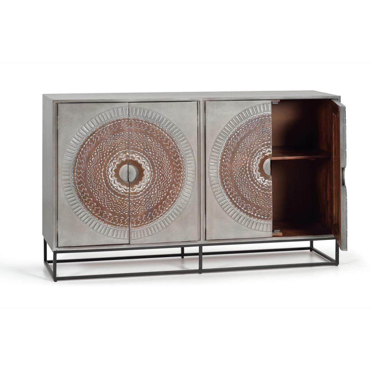 Buffet - QUIRINE gris, DECORATION D’AUTREFOIS