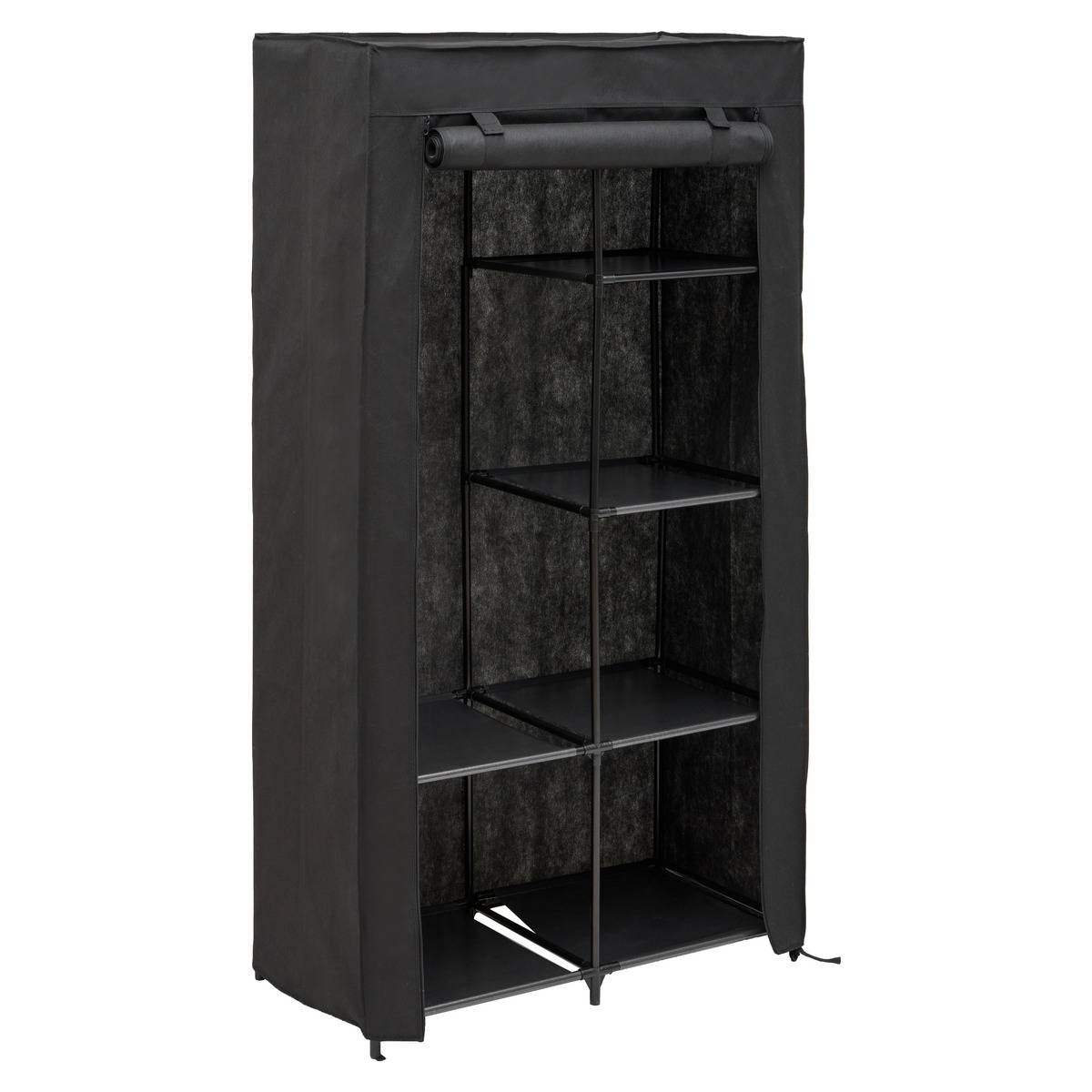 Penderie rectangulaire DRESSY noir, 5FIVE SIMPLY SMART