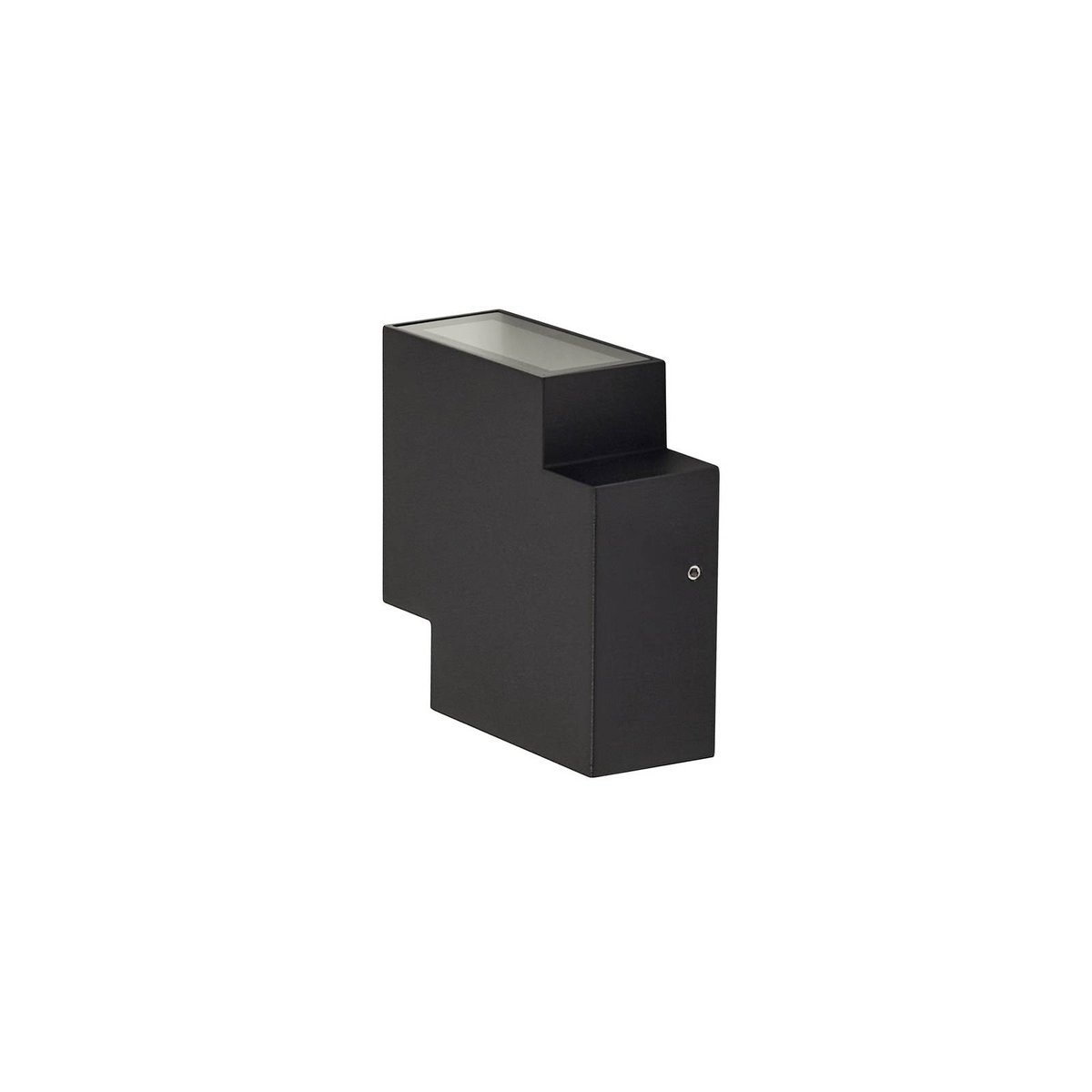 Applique extérieure en aluminium moderneLED noir, LINDBY