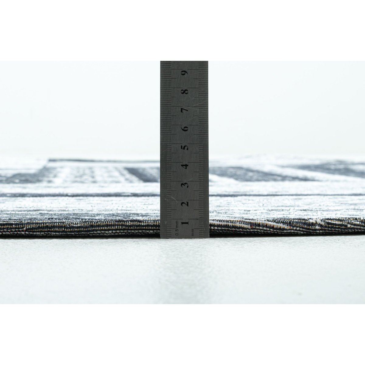 Tapis salon moderne - KEITUM gris, THEKO