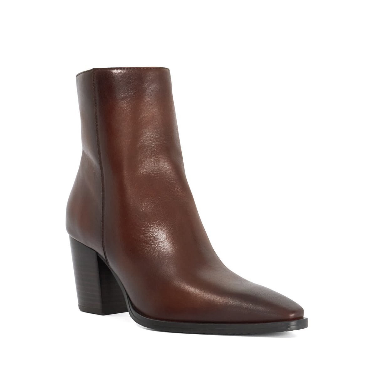 Bottines à talons - PAPPED brown-leather, DUNE LONDON
