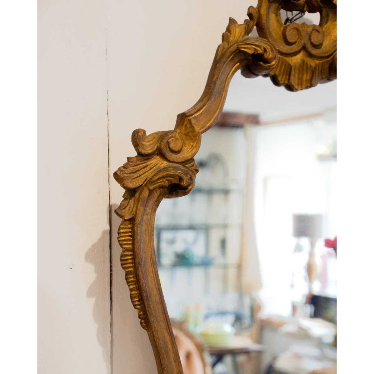 Miroir en bois sculpté Georges N°1202 - Bon état miroir, DEBONGOUT