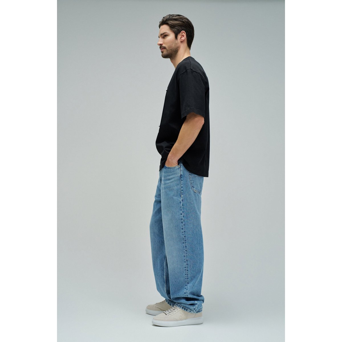 T-SHIRT AVEC IMPRIMÉ noir, SALSA JEANS