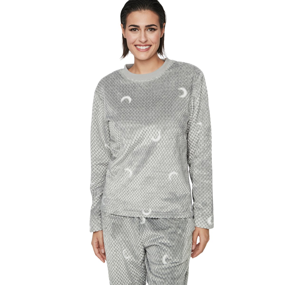 Pyjama pantalon top manches longues P112 ETOILE DE SOIR gris, SELMARK
