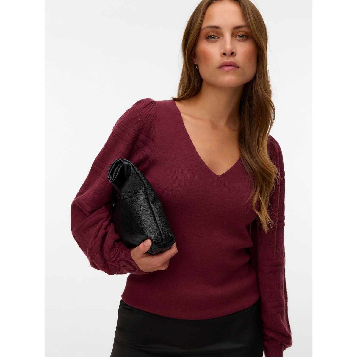 Pull windsor wine, VERO MODA