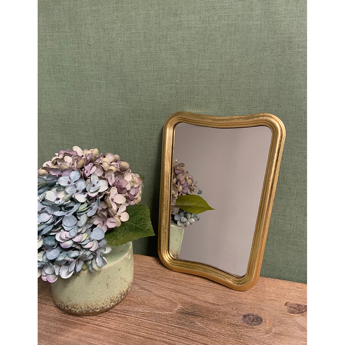 Petit miroir 21.5x29.5cm or, EMDE
