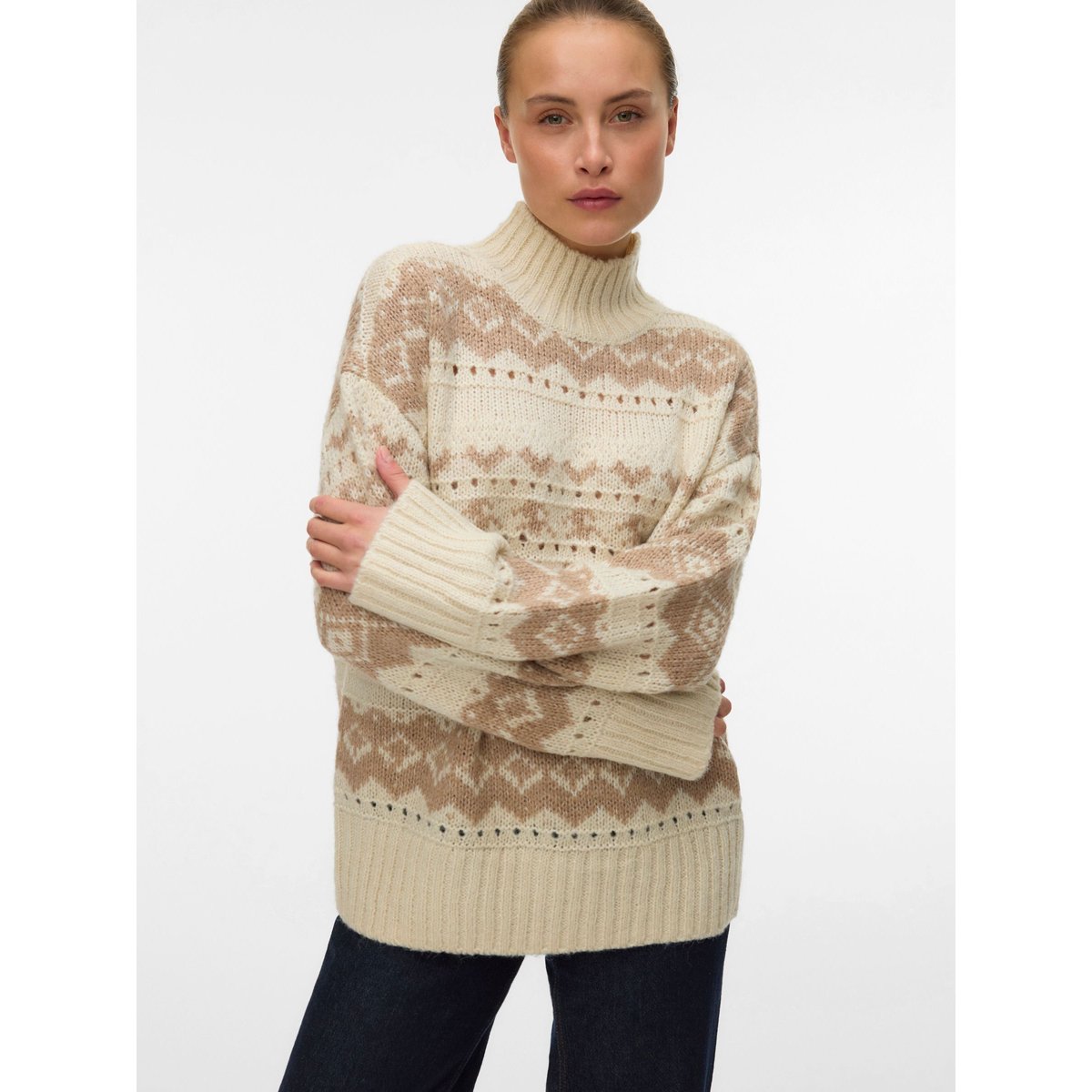 Pull En Maille birch 1, VERO MODA