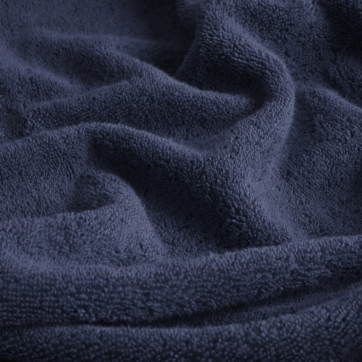 Drap de bain éponge bouclette 600 g/m2, Zavara bleu marine, LA REDOUTE INTERIEURS