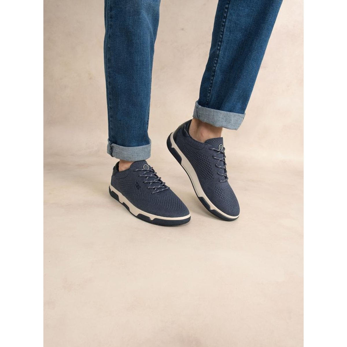 Baskets GUEKNIT chine bleu, TBS