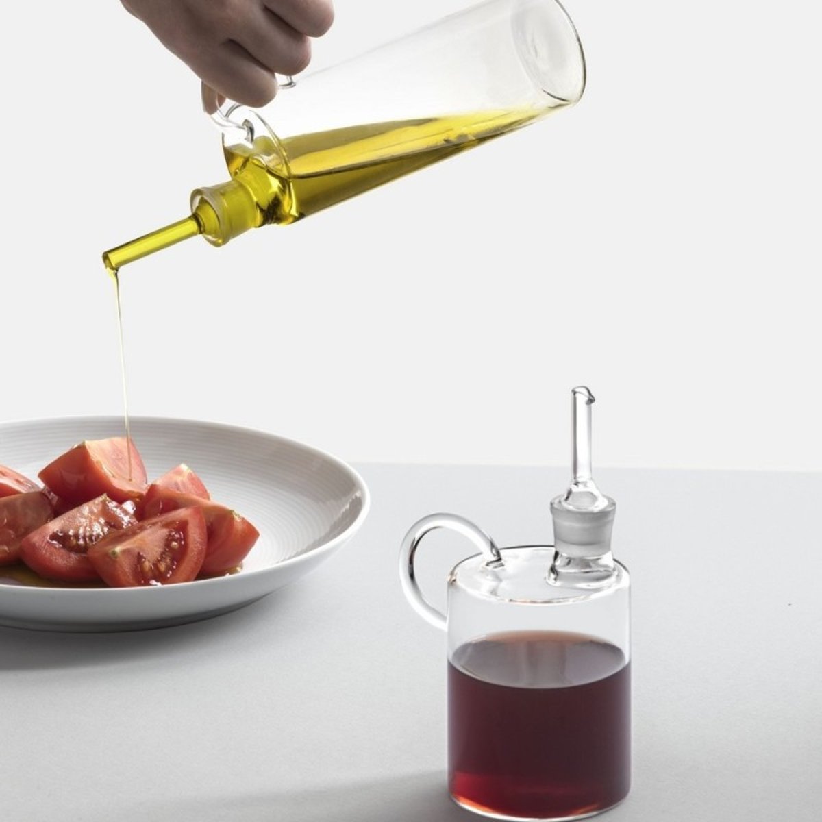 Huilier vinaigrier verre design TOKYO transparent, ICHENDORF