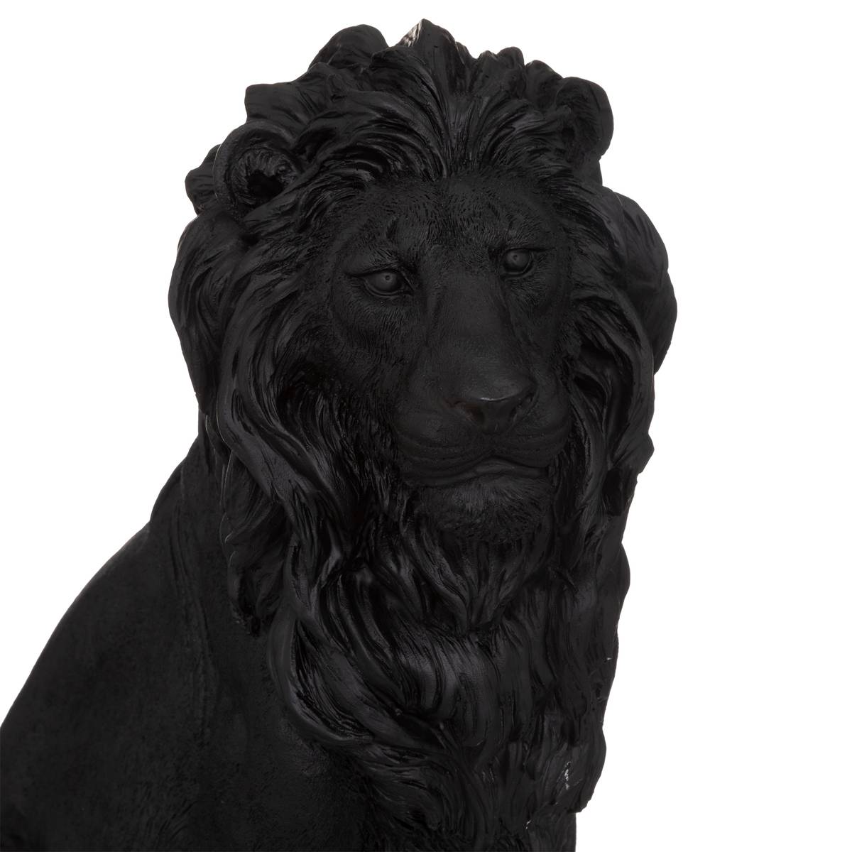 Statuette LION noir, ATMOSPHERA