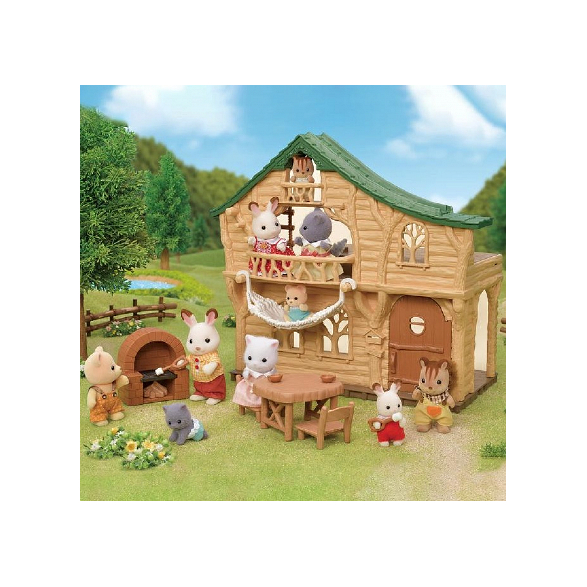 5451  Le chalet du lac couleur unique, SYLVANIAN FAMILIES