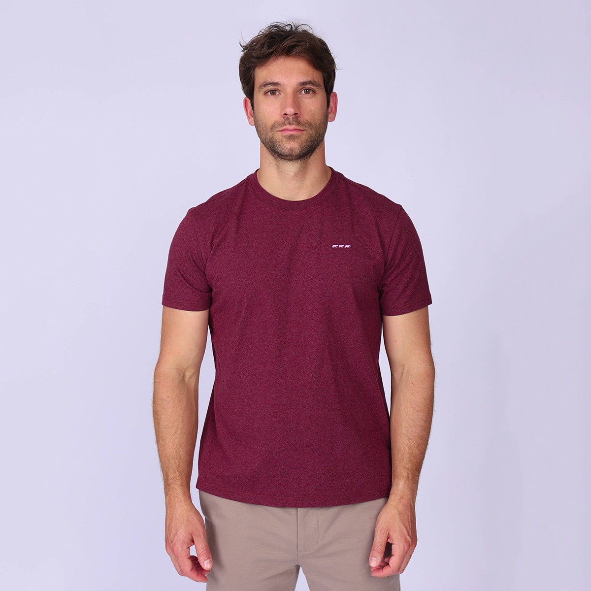 T-shirt Cédric bordeaux, MISE AU GREEN