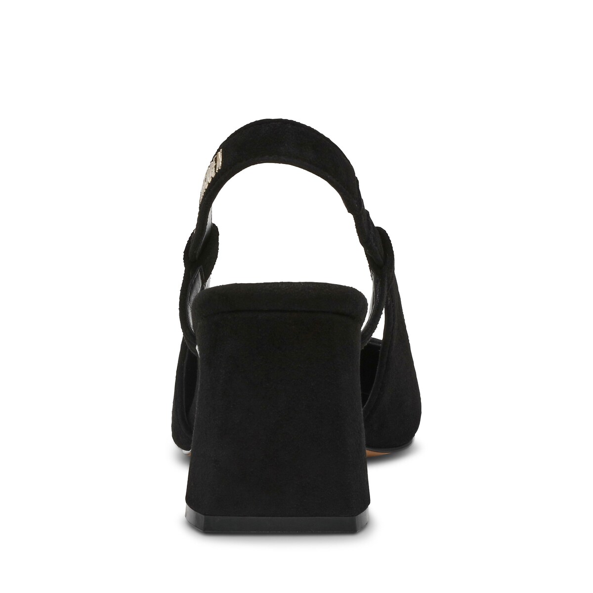 Escarpins slingback en cuir suède Evanston noir, STEVE MADDEN