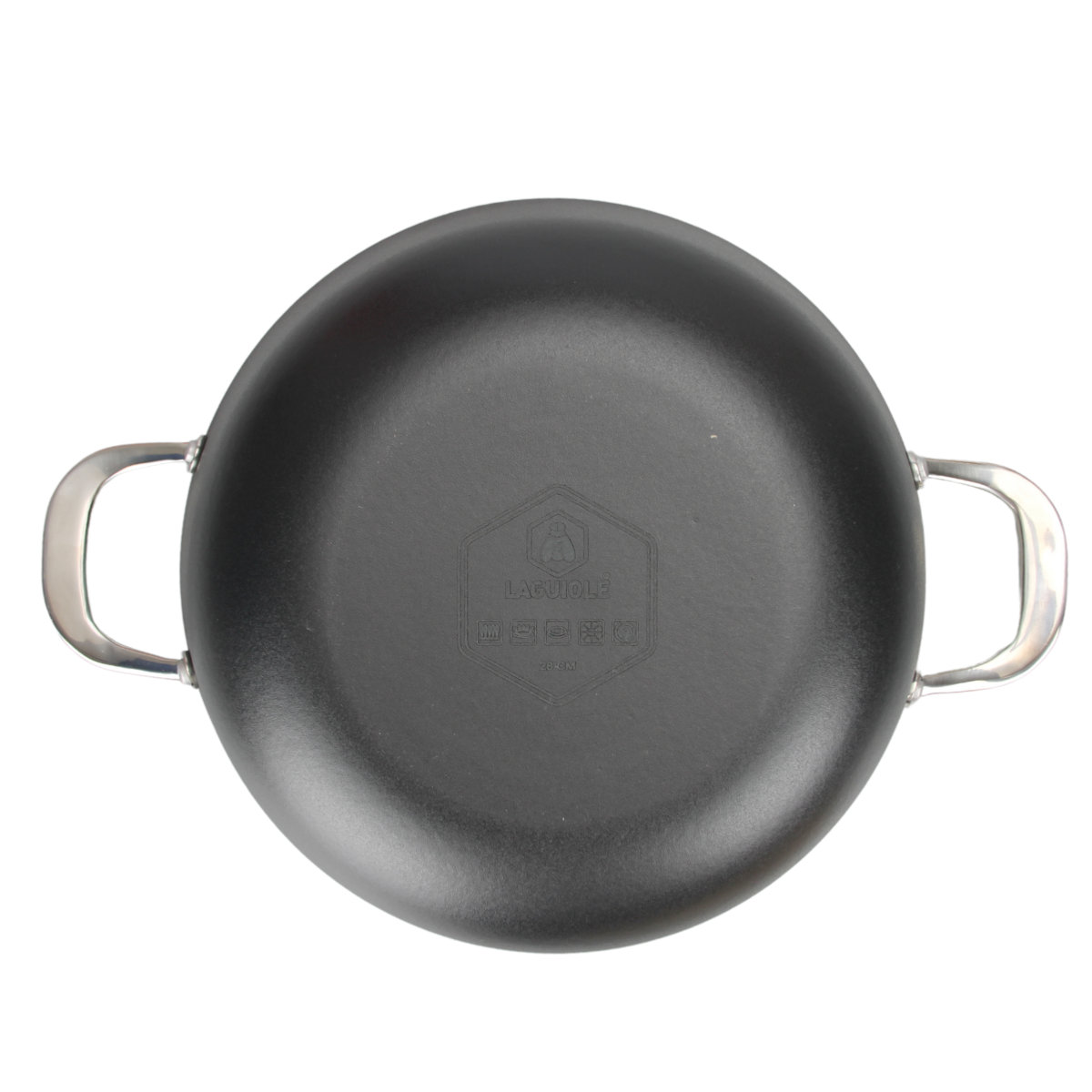 Faitout 28cm - "AirIron" noir, LAGUIOLE CUISSON