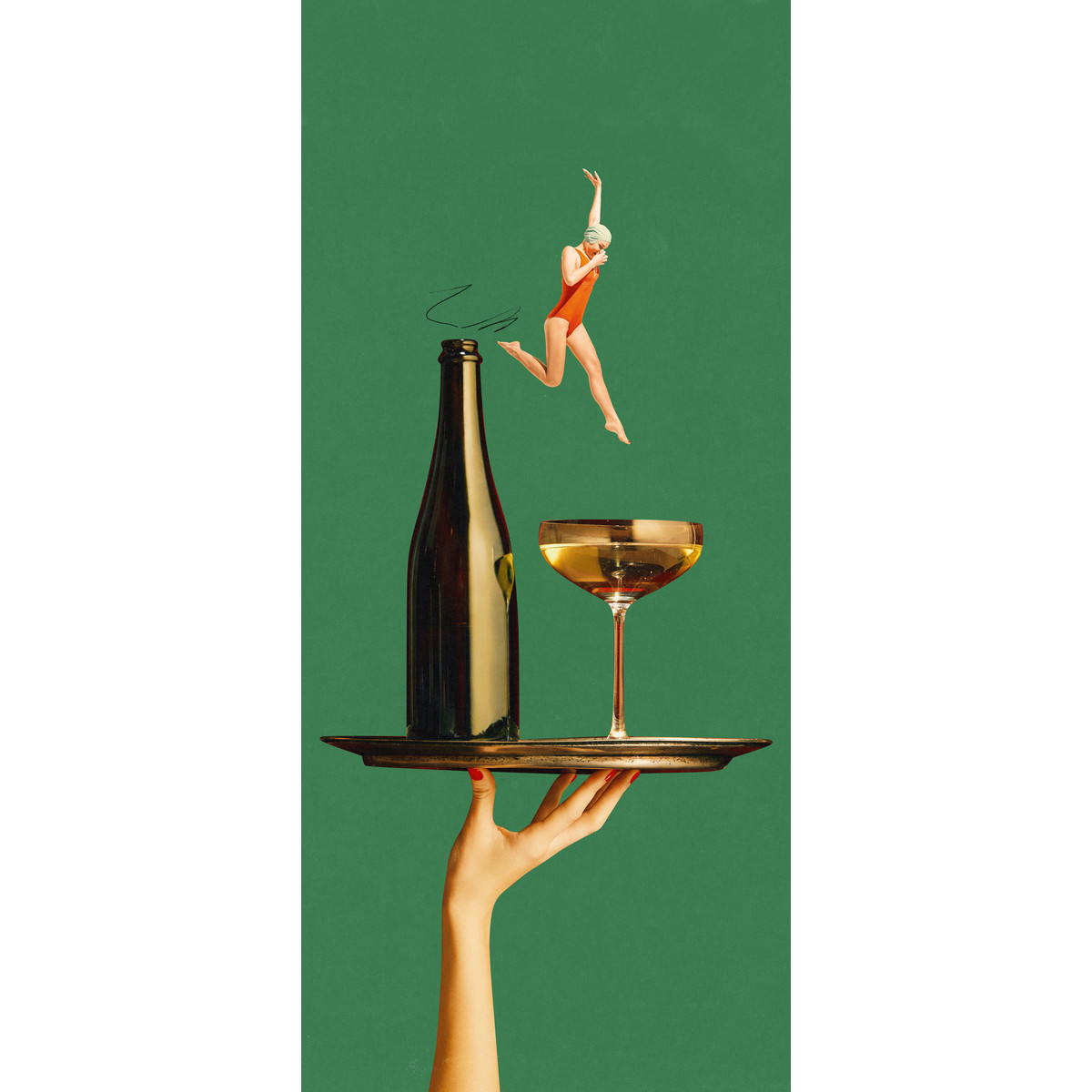 Tableau Sur Verre Synthétique Cocktail Rétro COCKTAIL tableau en verre synthétique, CEANOTHE