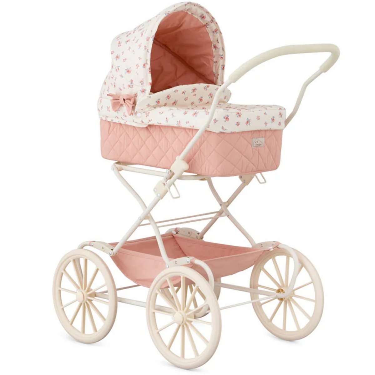 Landau de poupée rose, bleu, écru, CAM CAM