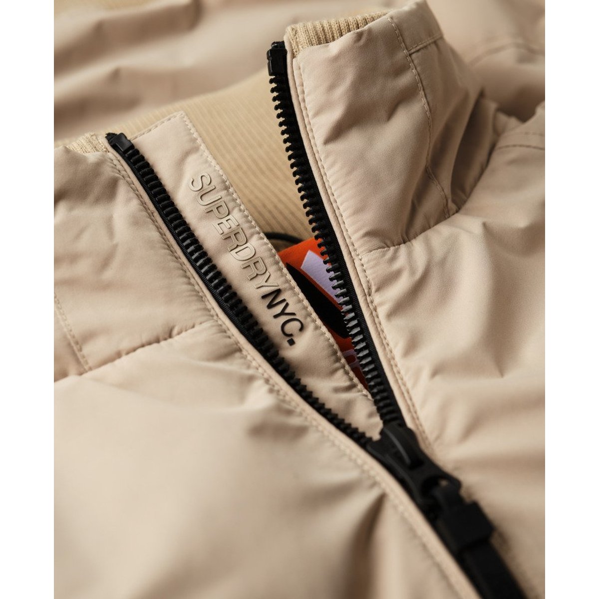 Veste Sports Harrington gris château, SUPERDRY
