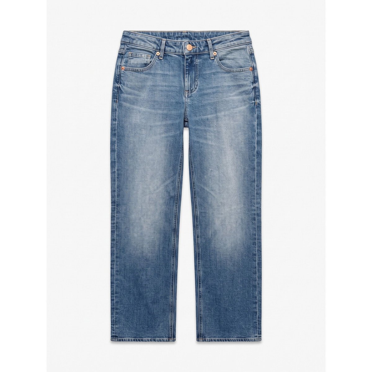 Jean À Coupe Large medium blue denim 1, VERO MODA