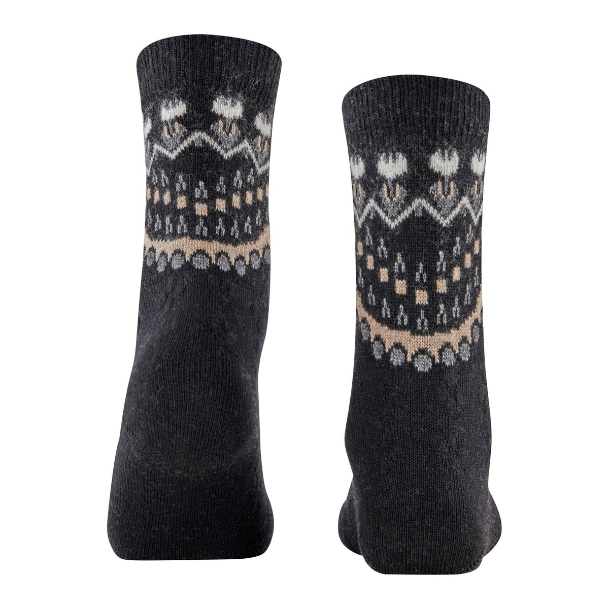 Chaussettes Cosy Wool Special Edition noir basique, FALKE
