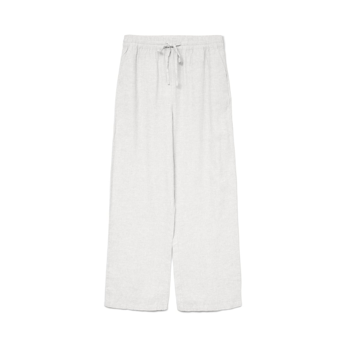 Pantalon À Jambe Large blanche - snow white 3, VERO MODA