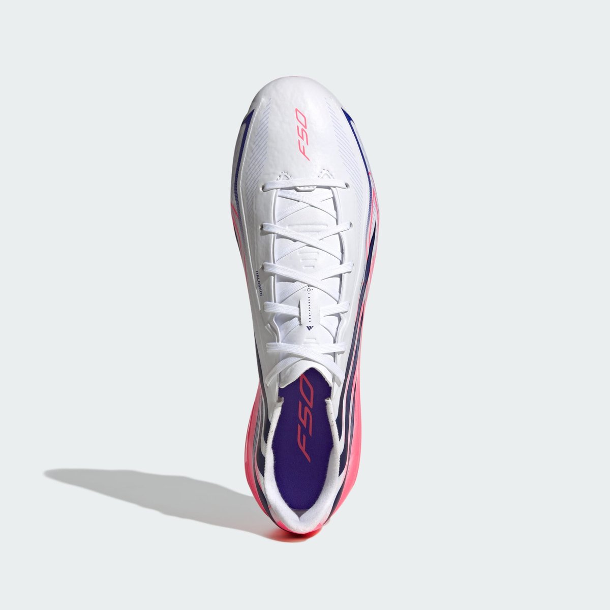 Chaussure De Football F50 Hyperfast League Terrain Souple Chaussure De Football F50 Hyperfast League Terrain Souple cloud white / solar purple / solar turbo, adidas Performance