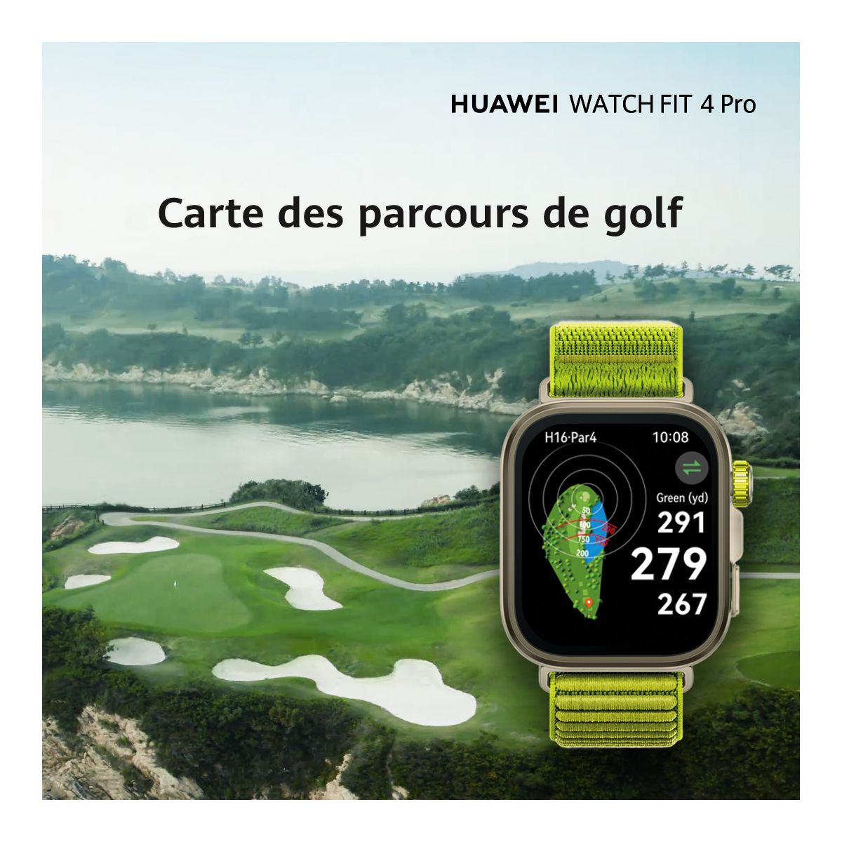 Montre connectée Watch Fit 4 Pro Noir noir, HUAWEI