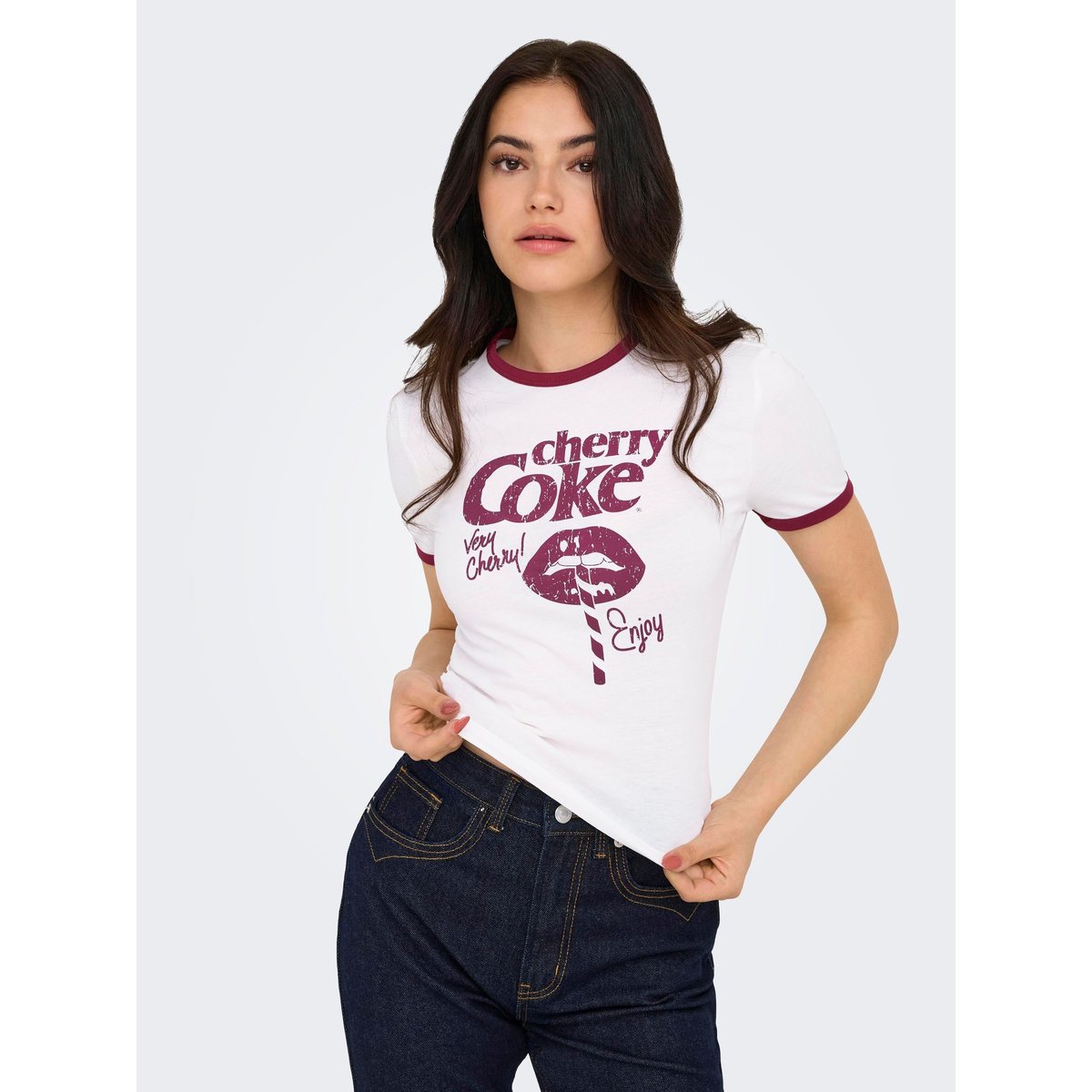 T-Shirt cloud dancer, ONLY