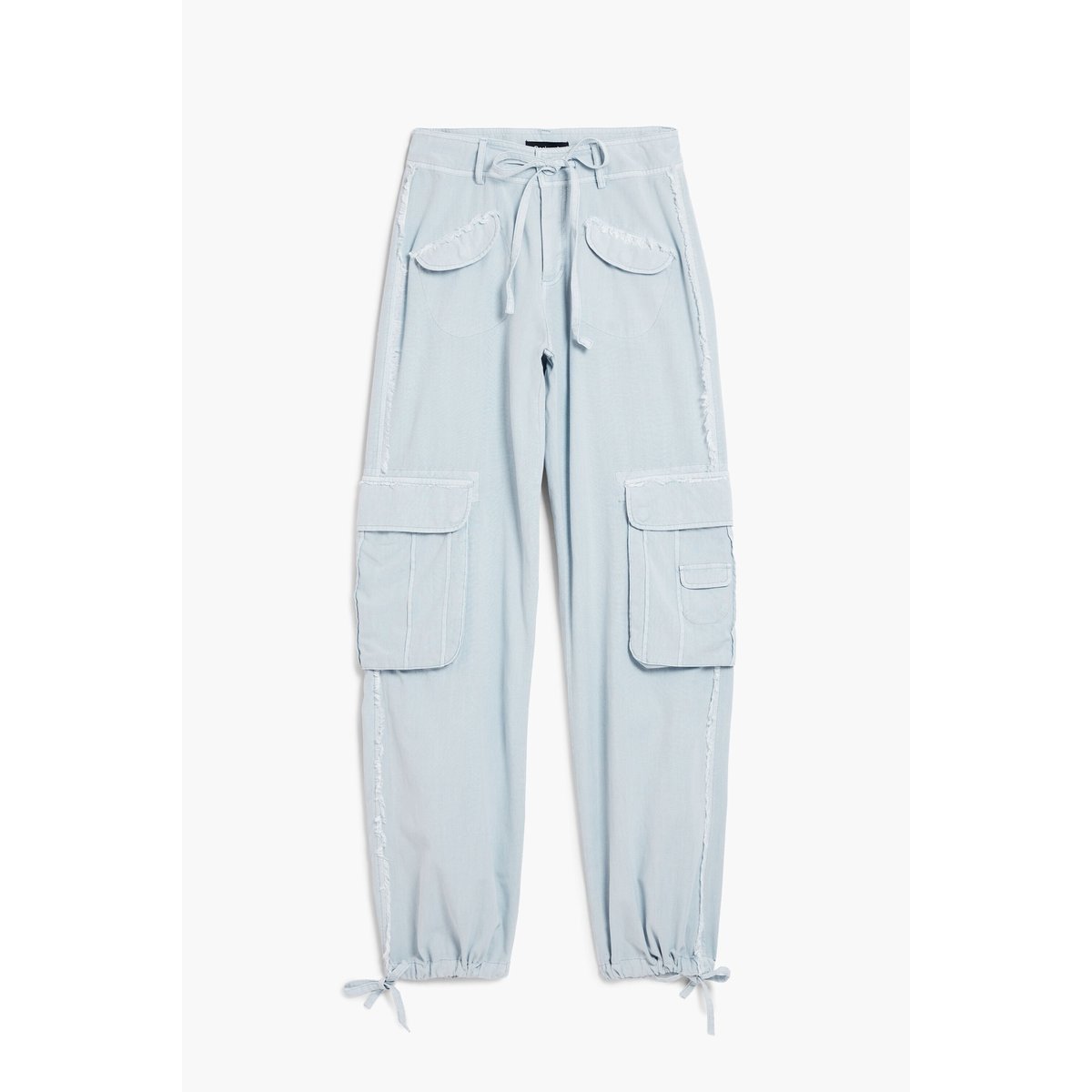 Pantalon cargo poches bleu, DESIGUAL